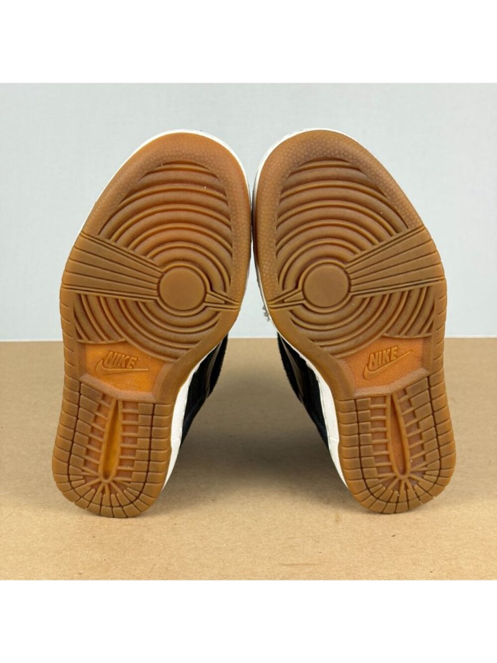 Nike Dunk Sky Hi Leather Hidden Wedge Athletic Shoes Womens 5.5 Black Lace Up - Picture 6 of 10